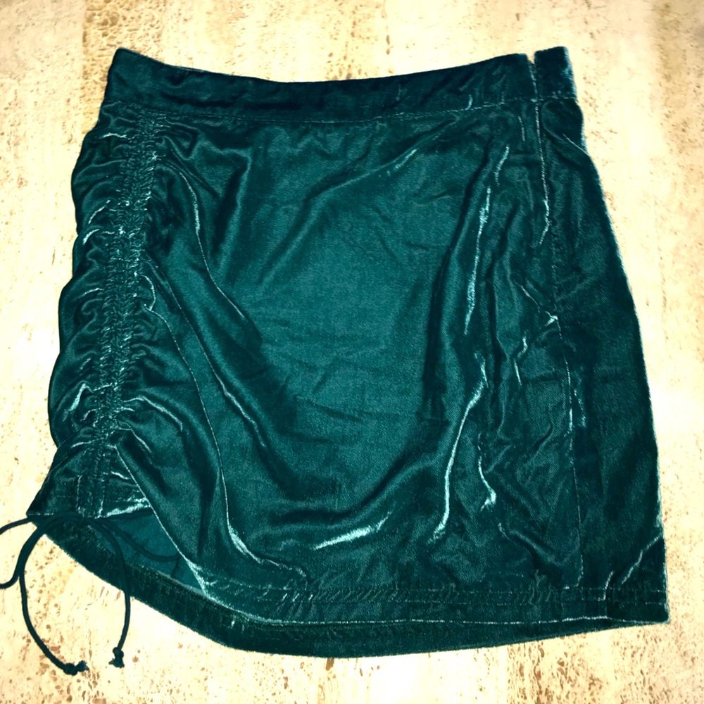 Free People Velvet Skirt